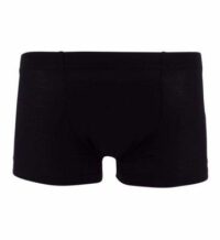 Shorty taille basse uni en microfibre Noir Mariner