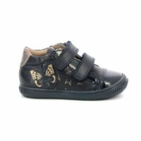 Sneakers hautes Cuir Fralakro Bleu Aster