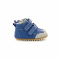 Sneakers hautes Cuir Miro Bleu Robeez