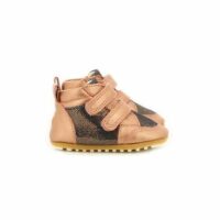 Sneakers hautes Cuir Miro Rose Robeez