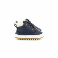 Sneakers hautes Cuir Mountain Show Bleu Robeez