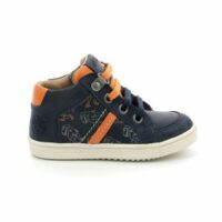 Sneakers hautes Cuir Woutain Bleu Aster