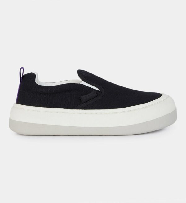 Sneakers plateformes Venice coton Noir Eytys