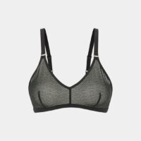 Soutien-gorge The Soft triangle ajouré Noir Anashaf