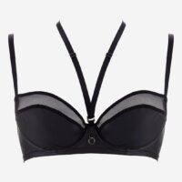 Soutien-gorge balconnet Chambre Noire Noir Maison Close