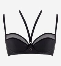 Soutien-gorge balconnet Chambre Noire Noir Maison Close