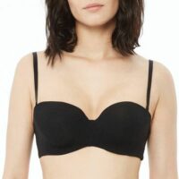 Soutien-gorge bandeau Nothing Noir Vanity Fair