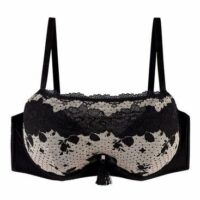 Soutien-gorge bandeau PANACHE Noir PommPoire