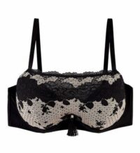 Soutien-gorge bandeau PANACHE Noir PommPoire