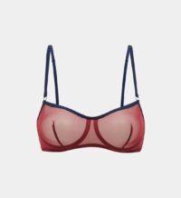 Soutien-gorge bandeau Rosalie armatures Violet Simone Perele