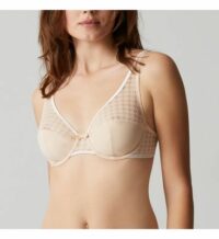 Soutien-gorge emboîtant foulard avec armatures maille ABSOLU Beige Lou