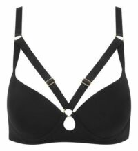 Soutien-gorge push-up Tapage Nocturne Noir Maison Close