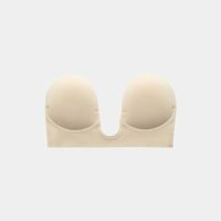 Soutien-gorge sans bretelle avec dos amovible Beige MAGIC BodyFashion