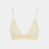 Soutien-gorge triangle Marilyn dentelle bourdonnée Jaune Samsøe Samsøe