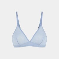 Soutien-gorge triangle Tutu jersey stretch lurex Bleu Momoni