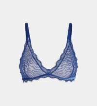 Soutien-gorge triangle Ysé x La Redoute en dentelle Bleu Ysé