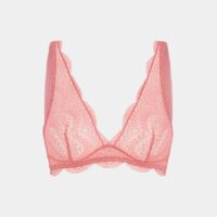 Soutien-gorge triangle bretelles multi-positions dentelle Rose Simone Perele