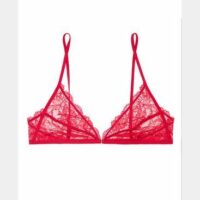 Soutien gorge triangle sans armature Brook Rouge Girls In Paris