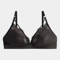 Soutien-gorge triangle sans armatures EFFRONTEE Noir PommPoire