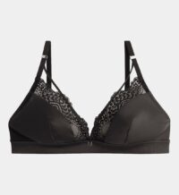 Soutien-gorge triangle sans armatures EFFRONTEE Noir PommPoire