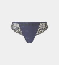 String Wish dentelle tulle broderie Bleu Simone Perele