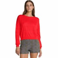 Summer Knit Top Manches Longues Rouge Wolford