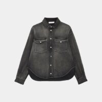 Surchemise ample Wilson Denim Noir Roseanna