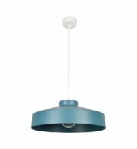 Suspension Archi métal bleu pétrole Ø41 cm Bleu Corep