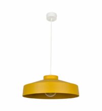 Suspension Archi métal moutarde Ø41 cm Jaune Corep