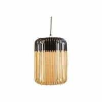 Suspension BAMBOO H50 cm 60W Noir Forestier