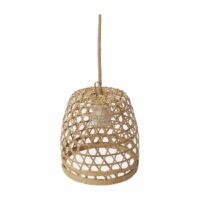 Suspension Trilly bambou naturel H17 cm Marron Mahe Homeware