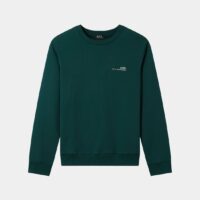 Sweat Item droit en coton Vert A.P.C.