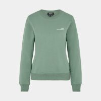 Sweat Item signature coton Vert A.P.C.