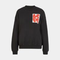 Sweat Love coton Noir Thinking Mu