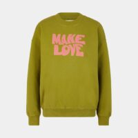 Sweat Make Love coton bio Vert Thinking Mu