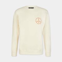 Sweat Story Peace coton molleton bio étoiles Beige Etudes