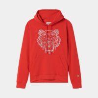 Sweat à capuche Tigre Rouge Kenzo