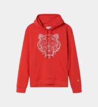 Sweat à capuche Tigre Rouge Kenzo