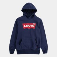 Sweat à capuche griffé Bleu Levi's Kids