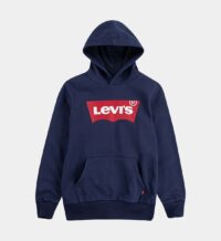 Sweat à capuche griffé Bleu Levi's Kids