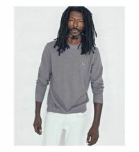 Sweat coton col rond BASIC TOG'S Gris Chevignon