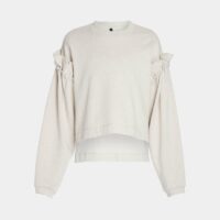 Sweat crop Dani Beige Mother Of Pearl