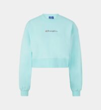 Sweat crop top coton Bleu Champion