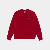 Sweat droit Logo Rouge AAPE by A Bathing Ape