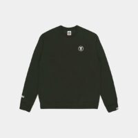 Sweat droit Logo Vert AAPE by A Bathing Ape