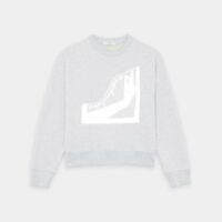 Sweat droit Louis Snap Gris Roseanna