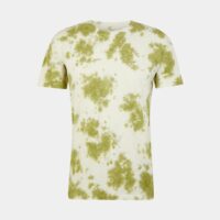 T-shirt Alder tie & dye coton bio Blanc Knowledge Cotton Apparel