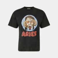 T-shirt Astrology For Aliens coton Noir Aries