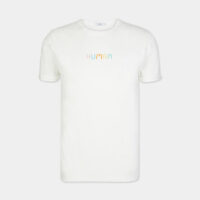 T-shirt Human droit coton organique Blanc Olow