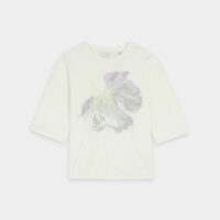 T-shirt Kcallie Flower Artwork Blanc Ted Baker